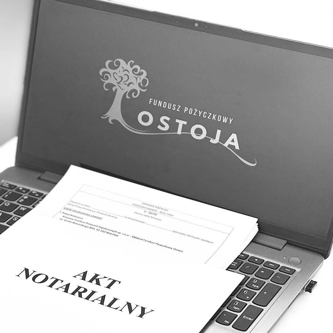 Umowa pożyczki pod zastaw nieruchomości i akt notarialny — Fundusz Ostoja